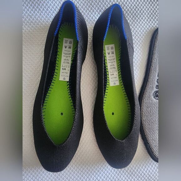 Rothy's Women's Black and Blue Flats - Picture 6 of 10